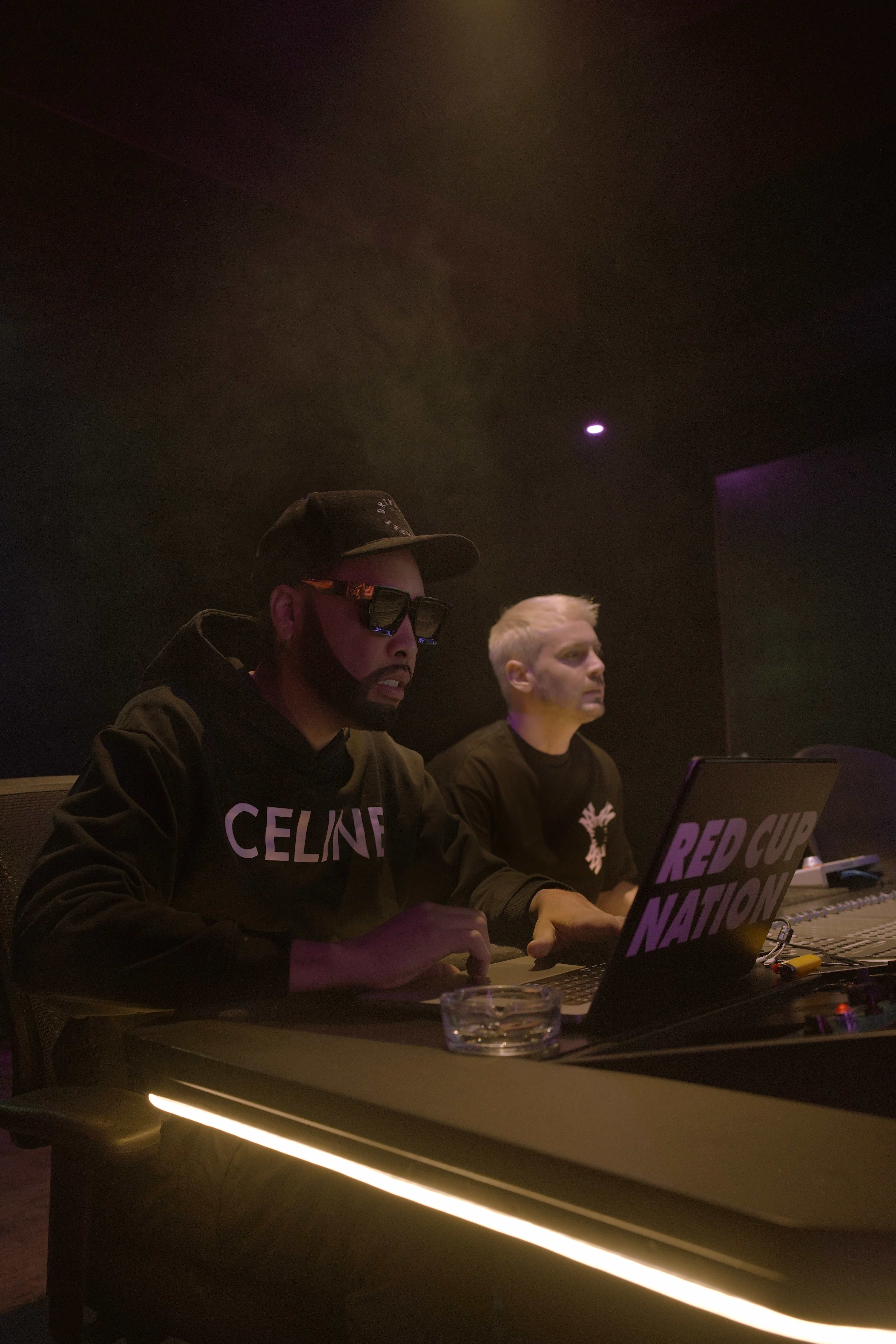 Red Cup Nation at the mixing board